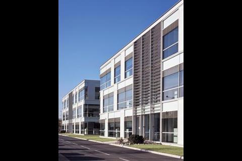 External brise soleil and internal motorised louvred blinds help reduce glare and minimise solar heat gain